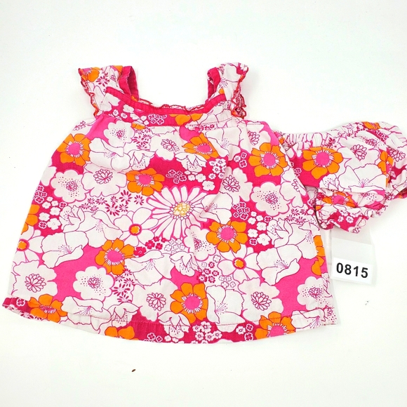 baby girl floral outfit